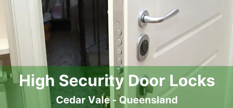 High Security Door Locks Cedar Vale - Queensland